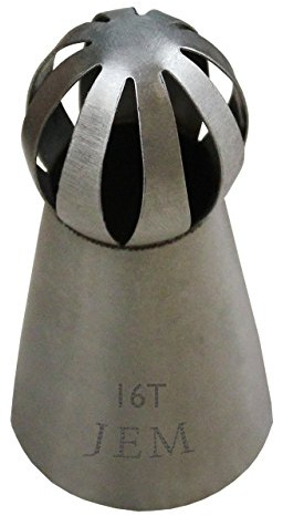 PME JEM Twist Piping Nozzles 16T & 17T, Set of 2,Silver,3 x 3 x 8 cm