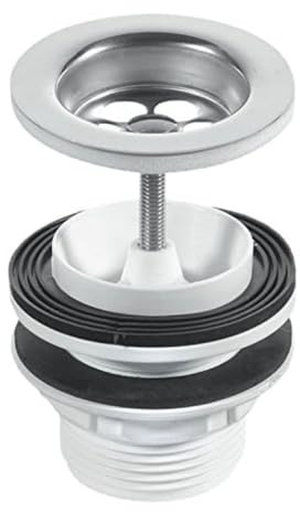 Mcalpine Bsw11Pc Centre Pin Basin Waste to Suit Basin Bracket, White
