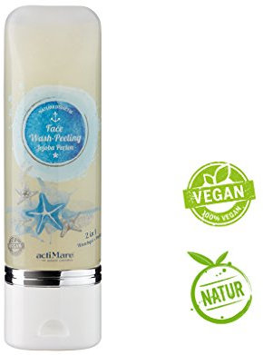 Face Wash Peeling mit Jojoba Pearls - Naturkosmetik | natürlich + Vegan | von actiMare natural cosmetics