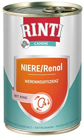 RINTI Canine Niere / Renal Rind 6 x 400 g
