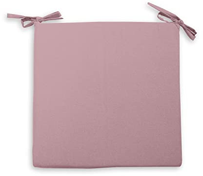 Soleil d'ocre, Alix Dessus de Chaise Imperméabilisé Outdoor Polyester Rose 40x40x5 cm