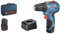 Bosch Professional GSR 12V-30 Akku-Bohrschrauber 12V 2.0Ah Li-Ion bürstenlos, inkl. 2. Akku Wiederaufladbar