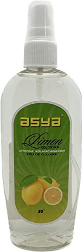 Asya Limon Kolonya Eau de Cologne Lemon Kolonyasi Duftwasser 80° 165 ml Aftershave Spray After Shave