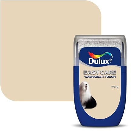 Dulux Easycare Washable and Tough Tester Paint, Ivory, 30 ml