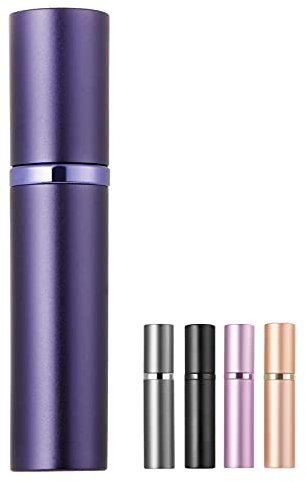 BRARIOS Parfümzerstäuber Nachfüllbar,leer Reise Parfüm Zerstäuber,5ml Mini Portable Sprühflasche,Taschenzerstäuber für Unterwegs(J-Blau)