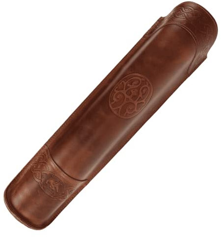 elToro Prime Crann - Rückenköcher aus hochwertigen Glattleder, handgefertigte Qualität für Pfeil und Bogen (Chestnut)