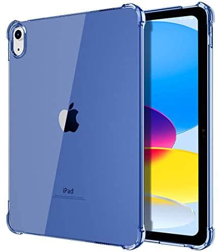 TiMOVO Hülle für iPad A16 11. Generation 11 Zoll 2025, iPad 10. Generation 2022 10,9 Zoll, Schlanke Leichte Transparente TPU Schutzhülle, Navy Blau