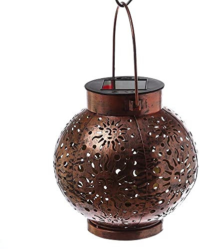 Seasonals - Solar - Dekoleuchte Sunny, warmweisse LED, Sonnenmotiv, 17 cm hoch x 16 cm breit, ideale Deko auch tagsüber, Balkon, Blumenkasten, Beet