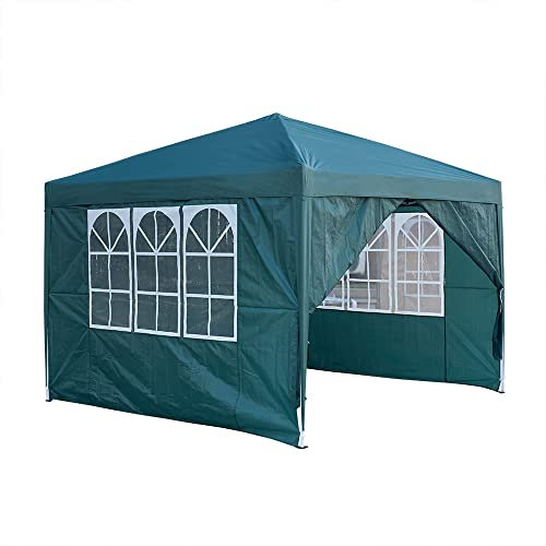 Pop Up Gazebo, Waterproof Pop Up Gazebo Marquee Garden Awning Party Tent CanopyPop Up Tent Garden Outdoor 2m/ 2.5m/3m
