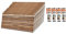 ZODEKOR Wandverkleidung Holz Styropor 3D Wandpaneele - Akustikpaneele Holzoptik Wanddeko für Küche, Badezimmer, Balkon, Schlafzimmer, Wohnzimmer | Dunkles Holz | 10x Paneele mit 4x Montagekleber