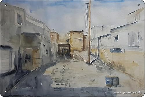 Dust 2, CS-GO Artwork-Poster, Poster, 20,3 x 30,5 cm, lustiges Metall-Blechschild, Spielzimmer, Männerhöhle, Wanddekoration