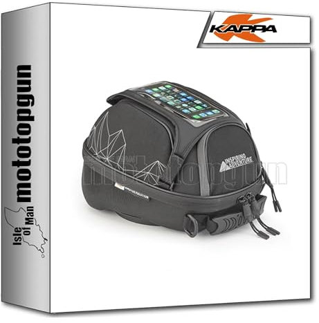 kappa ra309r2 + bf11k tankrucksack ra309r2 5 lt + befestigungsring kompatibel mit bmw r 1200 rs 2015 2016 2017 2018 mototopgun