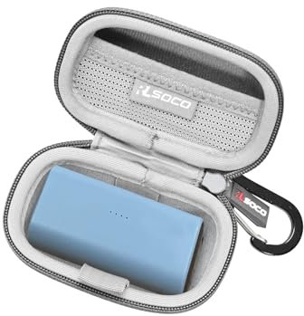 RLSOCO Tasche für Anker Nano Powerbank 5000mah & 621 Powerbank Externer Handyakku- Grau (Nur Tasche)