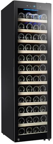 GGM Gastro | WKM160S-1N | Weinkühlschrank - 1 Klimazone - 160 Liter - max. 58 Flaschen