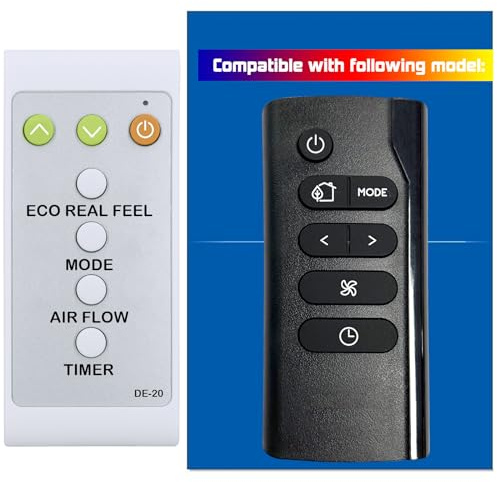 Mando a distancia de repuesto para aire acondicionado portátil Delonghi PAC EL 375 HGRK-6AL WH (2022) CA PAC EL375HGRK-6AL WH PACEL375HGRK-6ALWH PACEL375HGRKC-3ALWH PACEL375HGRKC3ALWH PAC El375 US