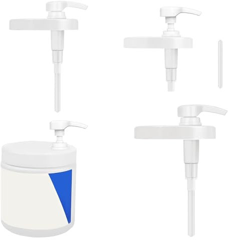 Pumpdeckel für Elizabeth Arden Grüntee-Körpercreme, 480 ml, Universalpumpe für Mund mit 9 cm Durchmesser, Pumpspender (89/400 Halsumfang), passend für Körpercreme, 383 ml, wenn die Röhre kurz