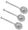 MOLUCKFU 3 Stück 2 1 Edelstahl Filterlöffel Mit Clip Multifunktionales Küchensieb Für Frittierte Lebensmittel Öl Bratfilter Und Siebklemme Silber Ideal Zum Kochen Und Servieren