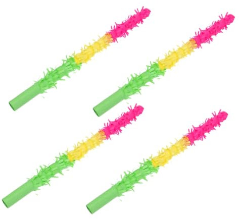 UPKOCH 4stücke Teiliges Bunte Sticks Für Kindergeburtstag Für Partyspiele Festival-dekoration Und Süßigkeiten-spaß Leicht Und Praktisch Für Unvergessliche Feiern