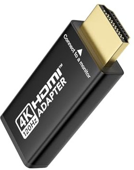 Adaptador USB C a HDMI 4K a 120Hz, USB C 3.2 hembra a HDMI 2.1 macho, compatible con 4K60, 4K30, 2K144, USB-C Thunderbolt 3/4/5 a HDMI, compatible con MacBook Pro/Air, iPhone 16/15, portátiles