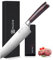 PAUDIN Japanese Chef Knife 8 inch, Gyuto Kiritsuke Knife, Razor Sharp Professional Kitchen Knife with High Carbon German Stainless Steel, Multi-Purpose Utility Knifes with Pakkawood Handle
