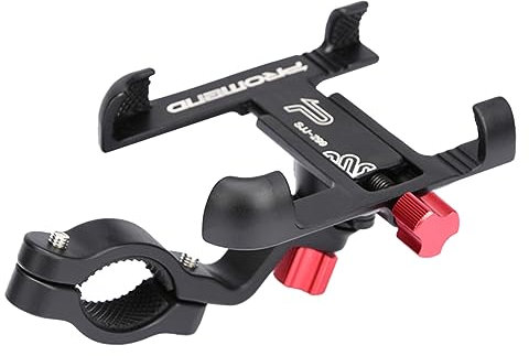 Gadpiparty Fahrrad Handyhalterung Verstellbar Smartphone Halterung Für Mountainbike Und Navigationsgeräte Schwarz Rot Drehbar Passend