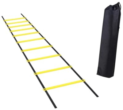 Perfeclan Fußball -Agilität Leiter Fußball -Fußarbeit Training Fitnesstraining Ausrüstung Rugby -Treppe Multifunktionsgeschwindigkeit Leiter Falten