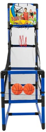 PINYELIN Basketballautomat, Arcade Basketball Basketballautomat Klappbar, Basketballspiel Set Electronic Arcade Basketball