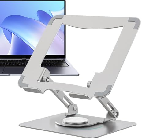 Tragbarer Laptop-Ständer 360° Drehbar Ergonomisch Klappbar Tragbar Für