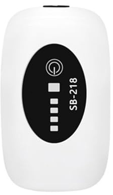 KIMISS Small Oxygen Pump USB Lithium Battery Air Pump Quiet Aquarium Oxygen with Air Hose Stone Power Cord (SB 218 Single Holes)