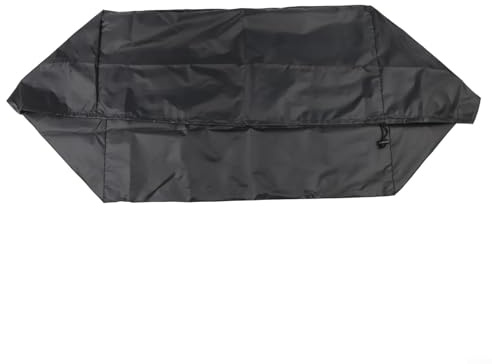 ComfyHarbor Mähroboter Abdeckung 210D Oxford Wasserdicht Allwetterschutz mit Kordelzug und Griff für Automatikmäher 78x56x36cm Schwarz