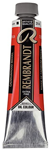 Rembrandt Oil Colour Tube 40 ml Rouge cadmium moyen 314 (01053142)