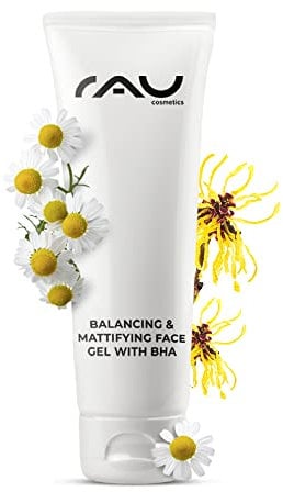 RAU Balancing & Mattifying Face Gel mit BHA 75 ml - Creme bei unreiner öliger Haut, Mitessern, Mischhaut