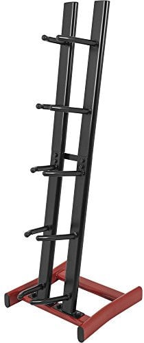 Gorilla Sports® Rack de Rangement Médecine Balle - Vertical, Contenir 5 Niveaux, Capacité Max 100 kg, Noir - Support pour Médecine-Ball, Stockage de Balles, Arbre, Ballons Exercice, Organisateur, Gym