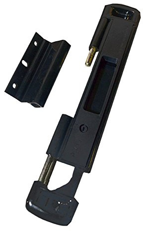 Black Double Bolt Patio Door Lock by Cal-Tech