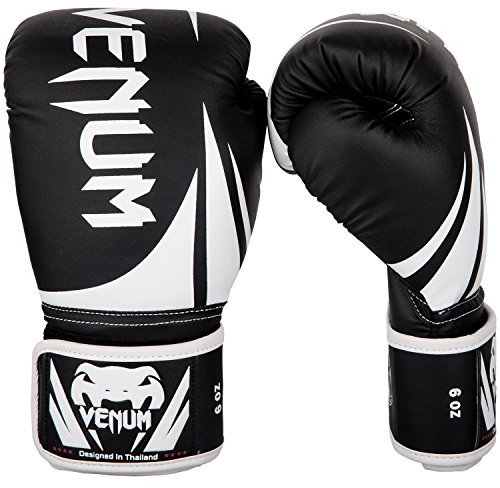 Venum, Challenger 2.0 Kinder Boxhandschuhe, Unisex Kinder, 4 Oz, Schwarz/Weiß