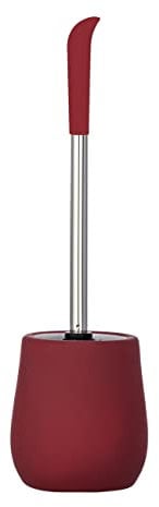WENKO Keramik WC-Garnitur Sydney Rot auswechselbarer Bürstenkopf Rot