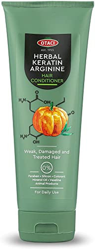 OTACI Herbal Kürbis Keratin Arginin Conditioner zur intensiven Pflege, für Geschädigtes und Behandeltes Haar, Pflanzliches Keratin, Volumengebend, Revitalisierend, Vegan