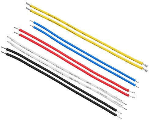 Gitarrenschaltung Draht E-Gitarre Inner Circuit Anschluss Bass Hook Up Wire Kit Wire Set von 10(19cm)