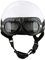 Halbhelme Mit Fliegerbrille Motorradhelm, Sommer Mopedhelm Für Damen Und Herren Harley Helm, ABS-Material Retro Motorradhelm Halbschale Jet-Helm Für Elektroautosicherheit,Weiß,XL
