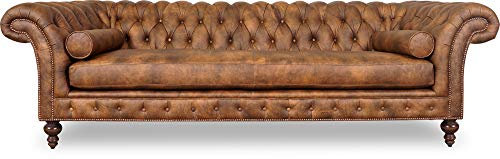 jvmoebel Edle Chesterfield Textil Stoff Leder Sofa Couch Polster 3 Sitzer Garnitur Sofas