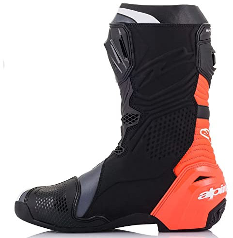 Alpinestars Stivali da Moto Supertech R, Caviglia Unisex-Adulto, Nero, 45 EU