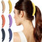 6 Stück Große Bananenspangen Bunten Bananen Haarspange für dickes Haar,Rutschfeste Pferdeschwanz Halter Clip für Damen und Mädchen