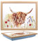 Tamersgifts Cushioned Laptrays Lap Tray TV Dinner Bean Bag Padded Cushion Gift (Countryside Cow Laptray)