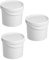 Cubo hermético con Tapa, Pack 3 Cubos de 10 LTS, Color Blanco, apilable, Cubos de plástico con Tapa, Envasar Alimentos (3, 10 litros)