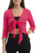 Love My Fashions® Women’s Fish Net Knitted Tie Up Bolero Shrug Top Ladies 3/4 Sleeve One Size Fits All