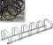 SWANEW Fahrradständer Aufstellstände für 6 Fahrräder Boden Wand Montage Metall Platzsparend mit 35-55 mm Reifenbreite Mehrfachständer Platzsparend 160 * 32 * 26cm