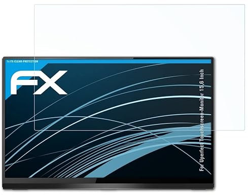 atFoliX Screen Protection Film compatible with Uperfect Touchscreen-Monitor 15,6 Inch Screen Protector, ultra-clear FX Protective Film
