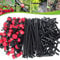 Aongray 300Pcs Automatic Drip Irrigation Kit Garden Watering System Adjustable Micro Irrigation Drippers, 3 Tee Pipes and Hose Support Stakes for 4/7mm Hose Irrigation System