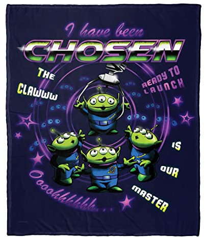 NORTHWEST Silk Touch Überwurfdecke, 127 x 152,4 cm, Toy Story – Ausgewählte Aliens