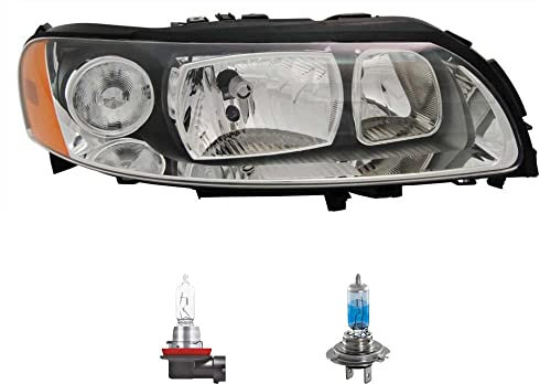 EISENFELS Set 106568120 erstellt mit Scheinwerfer links + COOL BLUE INTENSE H7 H9 Leuchtmittel kompatibel mit V70 II P80_ SW S60 I 384